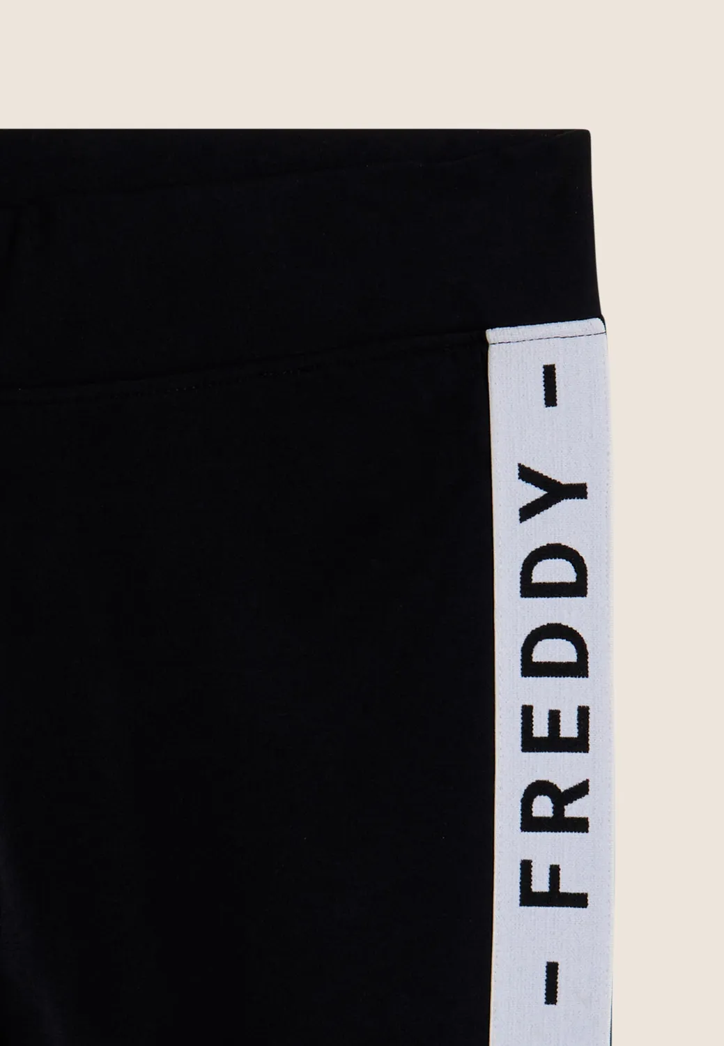 Freddy MST Leggings Schwarz Seitenstreifen Nylon