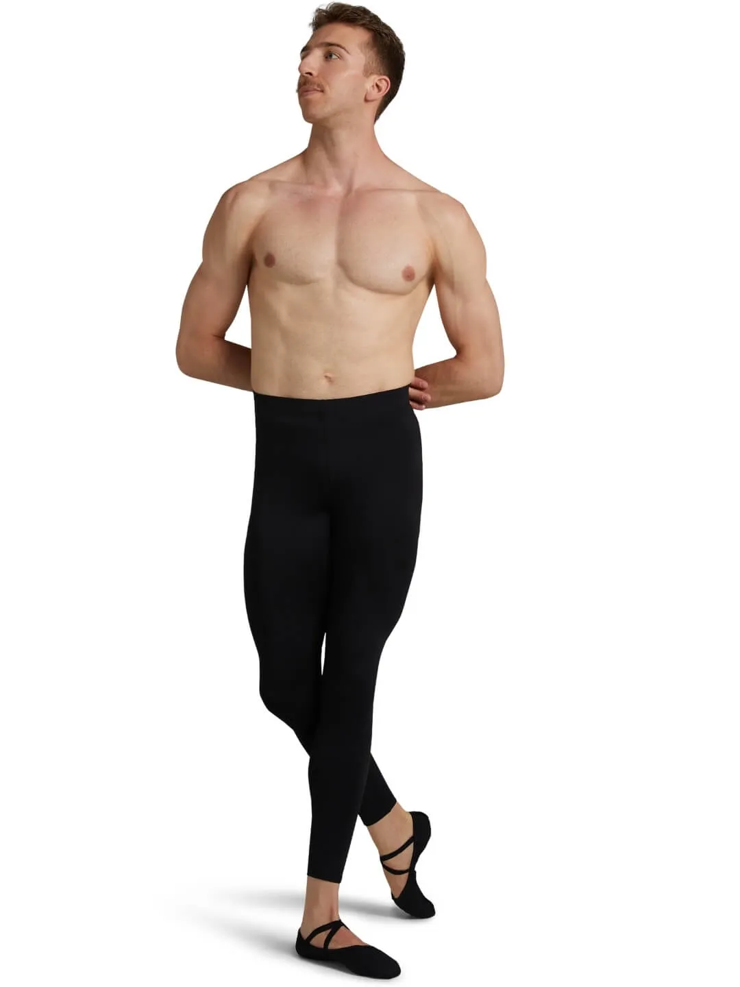 Capezio Cobra U2031 Ballettschläppchen Herren Schwarz Canvas