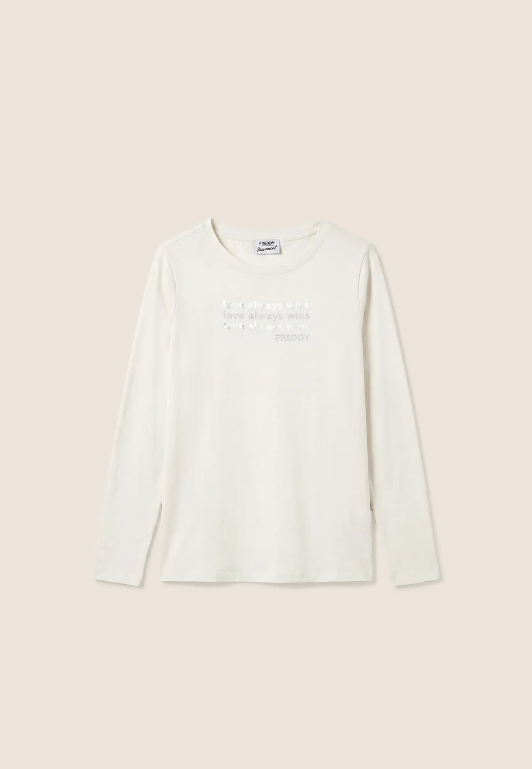 Freddy Love Always Win Langarmshirt Perlen