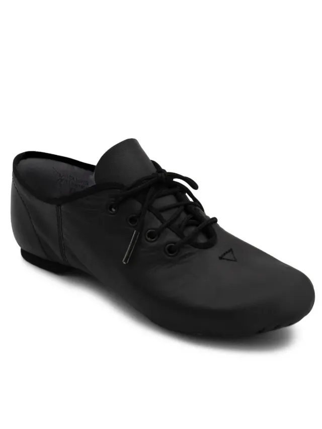 Capezio E-Series UEJ1 Jazzschuhe Oxford Schwarz Leder