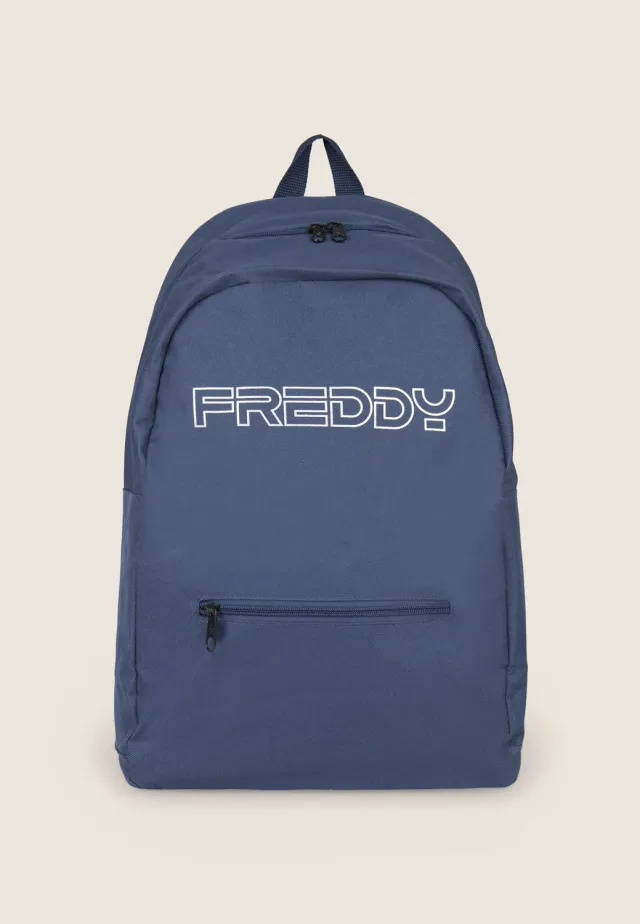 Freddy Canvas Logo Outline Rucksack Dark Sapphire robust