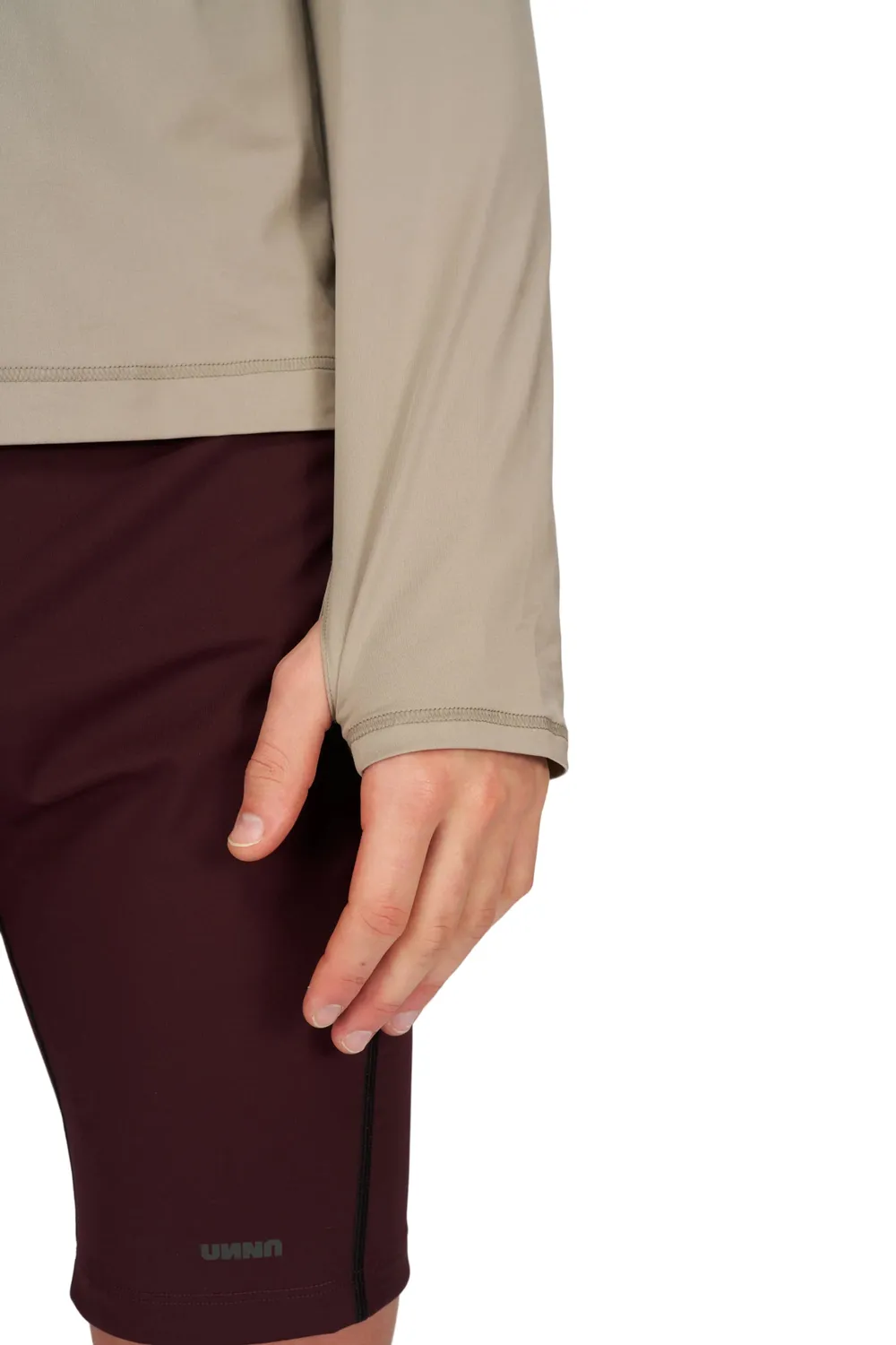 UNNA Shiny Long Sleeve Longsleeve Herren Sand Leicht