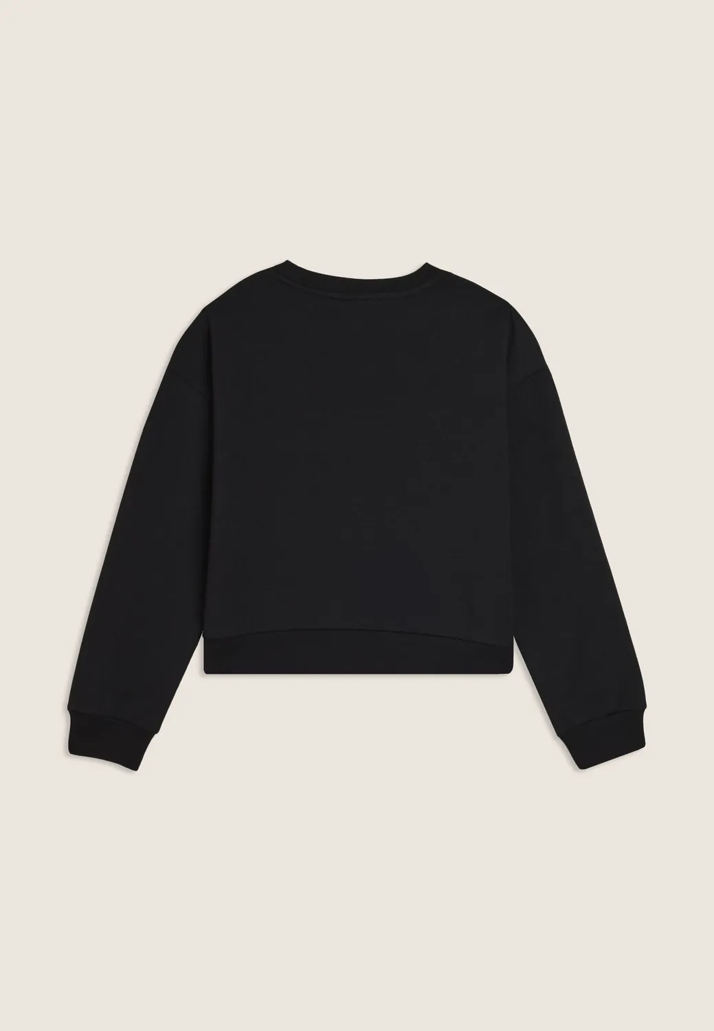 Freddy Junior Sweatshirt Rundhals Nero Strass 4-16 Jahre
