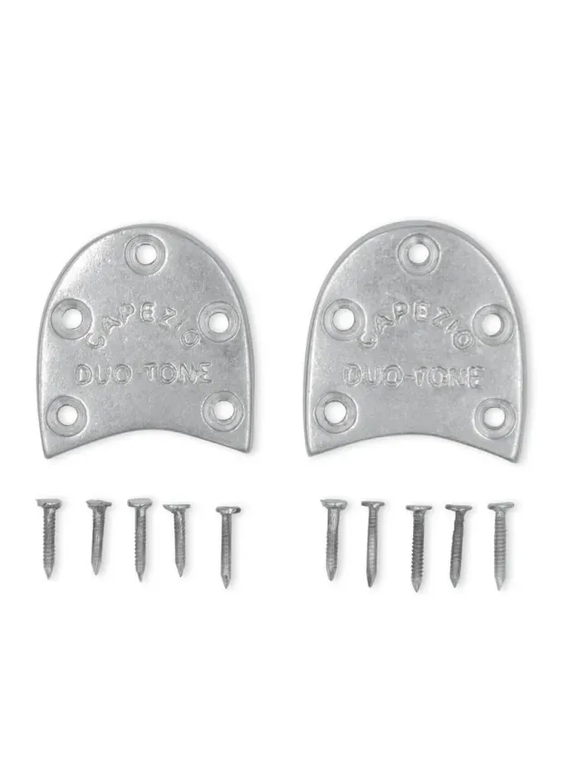 Capezio Classics DT Heel Taps Silber Gr. 5 Aluminium
