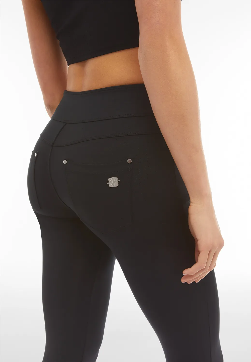 Freddy N.O.W. Hose Damen Skinny D.I.W.O. Schwarz