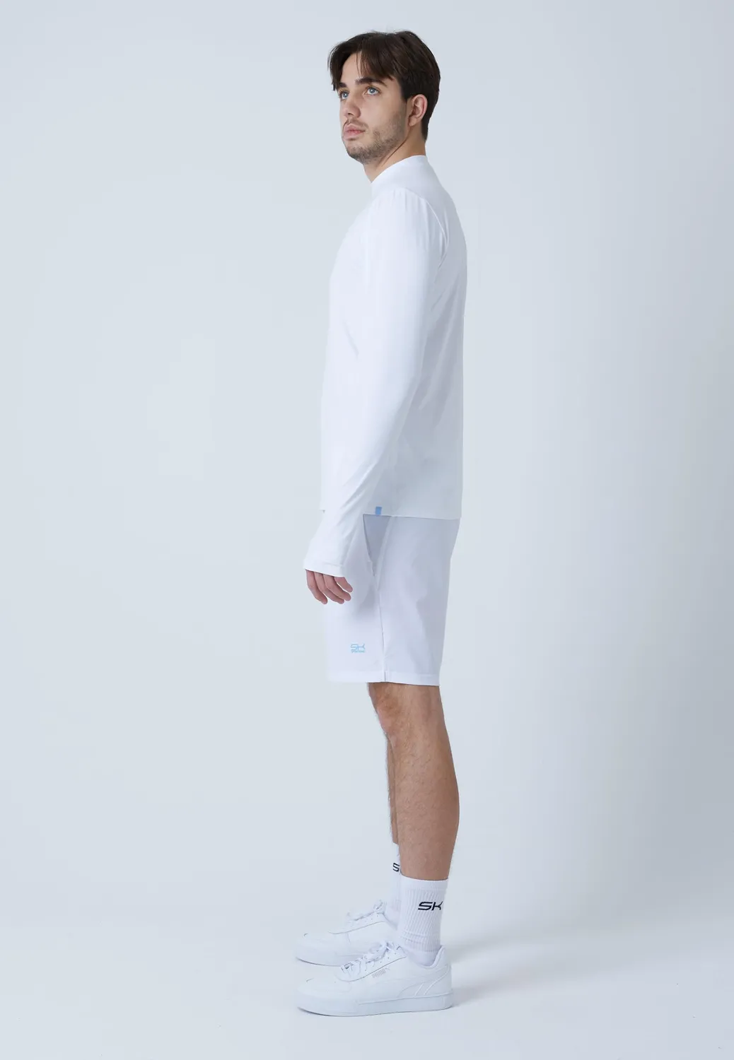 SPORTKIND Langarm Funktionsshirt Herren mit Daumenloch UV-Schutz