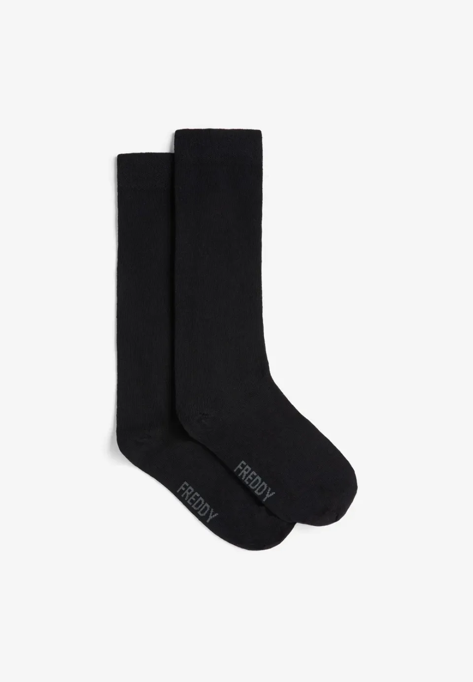Freddy Herrensocken hoch Schwarz 40-44 glatt