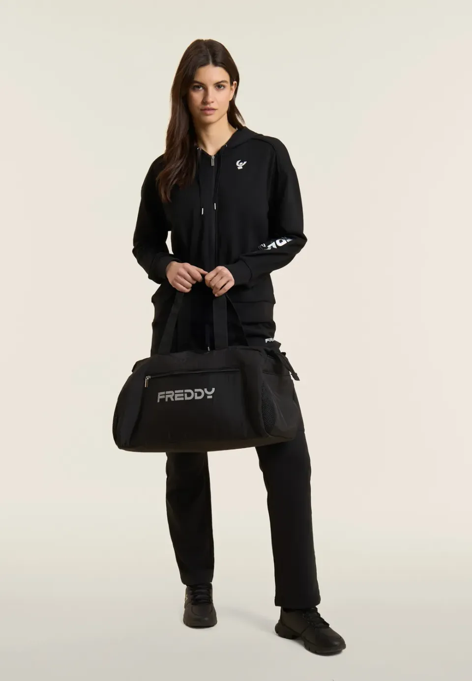 Freddy Nylon Sporttasche Schwarz Einheitsgröße groß