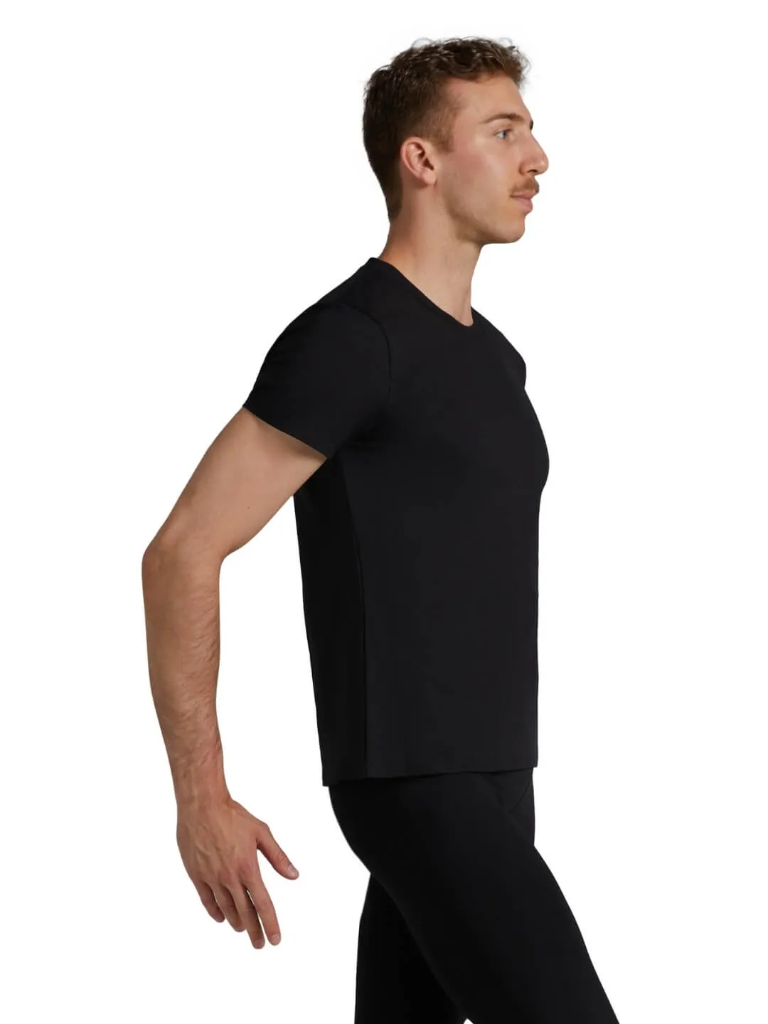 Capezio Studio Collection SE1061M T-Shirt Schwarz atmungsaktiv