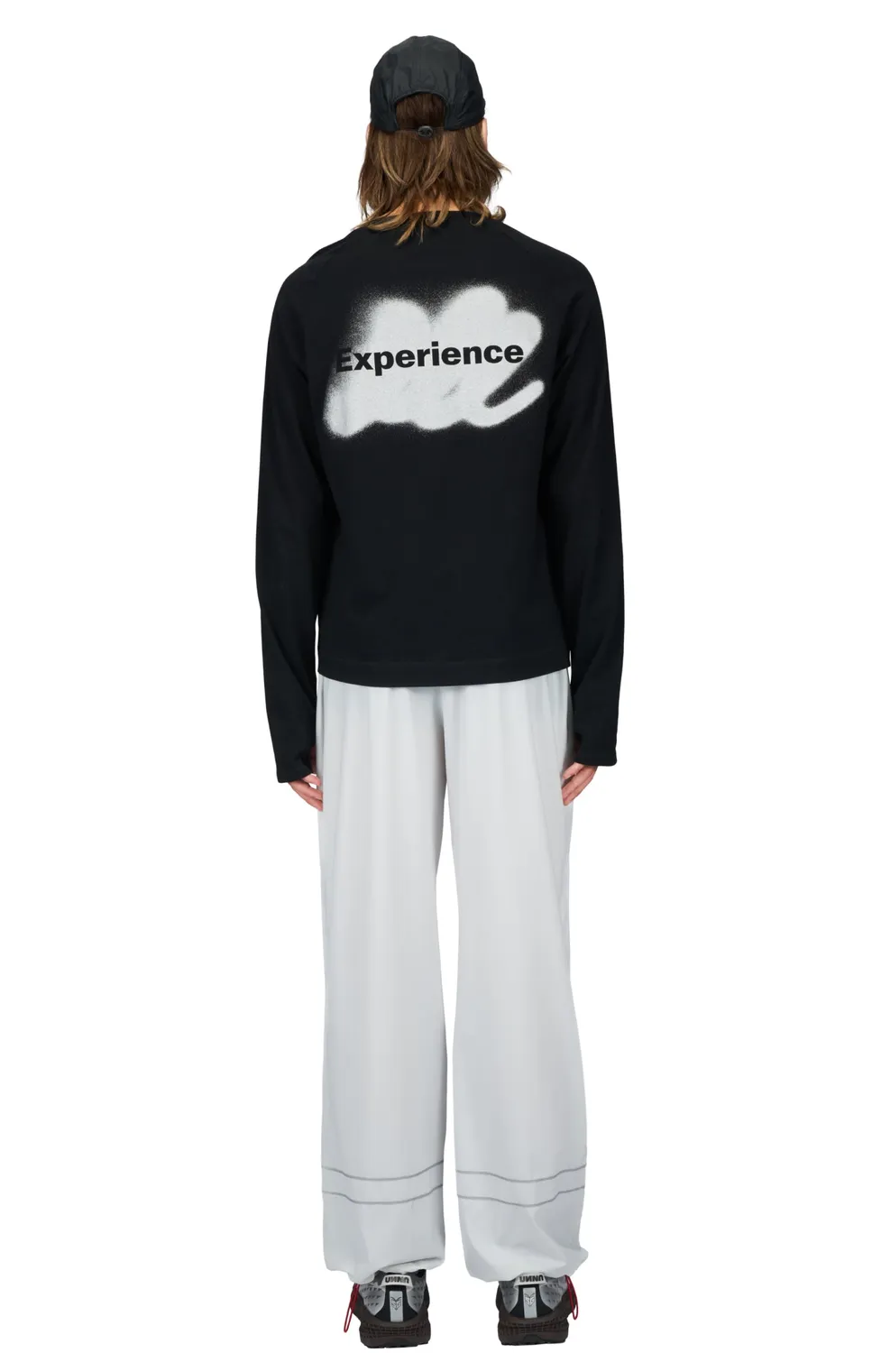 UNNA Everywhere Pants Wide Ghost White weit