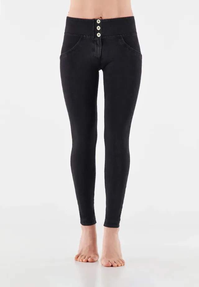 Freddy WR.UP Jeggings Skinny Dark Jeans Bio-Baumwolle