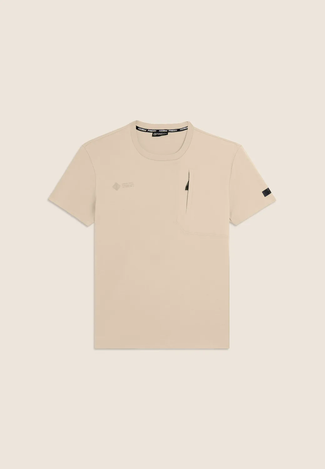 Freddy Comfort T-Shirt Baumwolle Hedge Green Regular-Fit