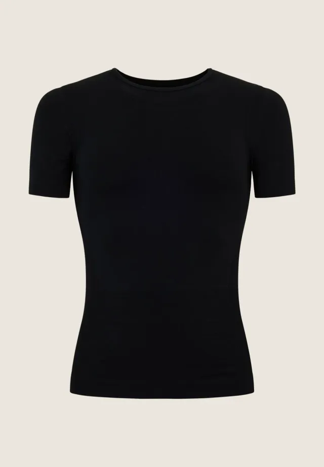 Freddy Thermoshirt Kurzarm Raglan Schwarz atmungsaktiv