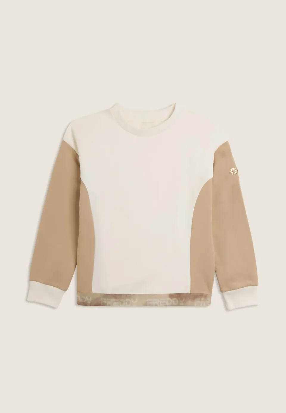 Freddy Junior Girocollo Comfort Sweatshirt buttercream