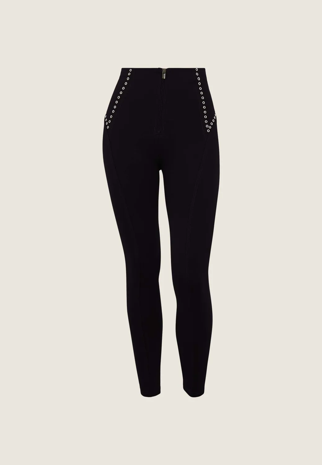 Freddy WR.UP Superskinny 7/8 Hose Schwarz Nieten