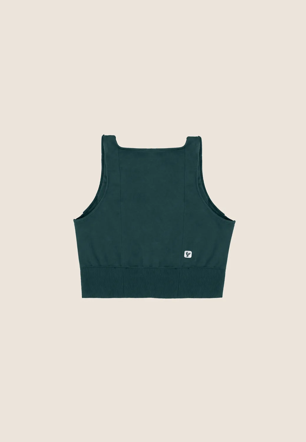 Freddy Seamless Top mittlerer Halt Nero-Argento