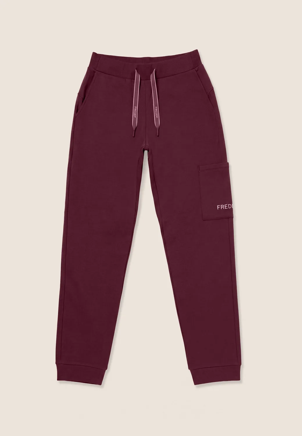 Freddy Regular Tascone Jogginghose Damen Fig Cargotasche