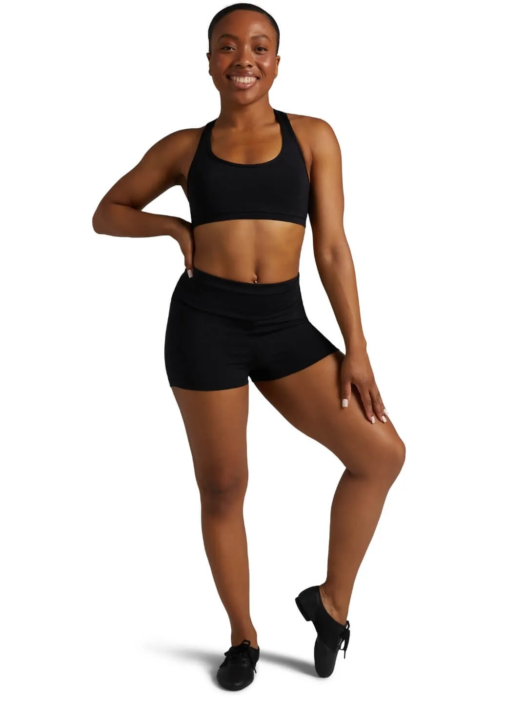 Capezio U458 Jazzschuh Wildledersohle Schwarz flexibel