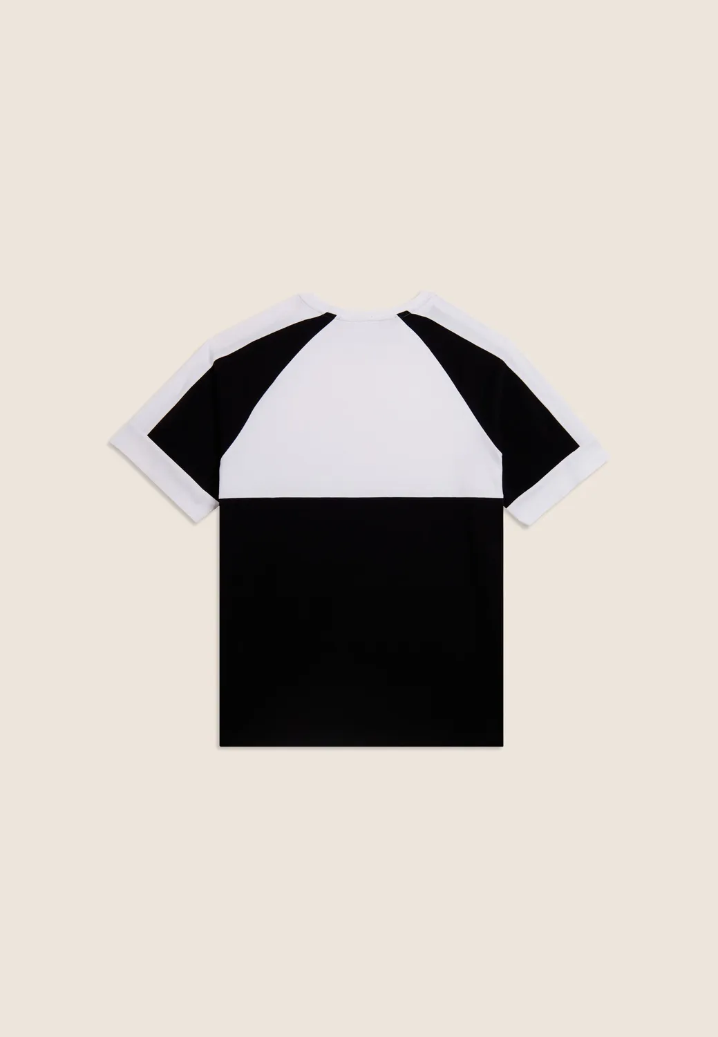 Freddy Colorblock T-Shirt Black Baumwolle Regular