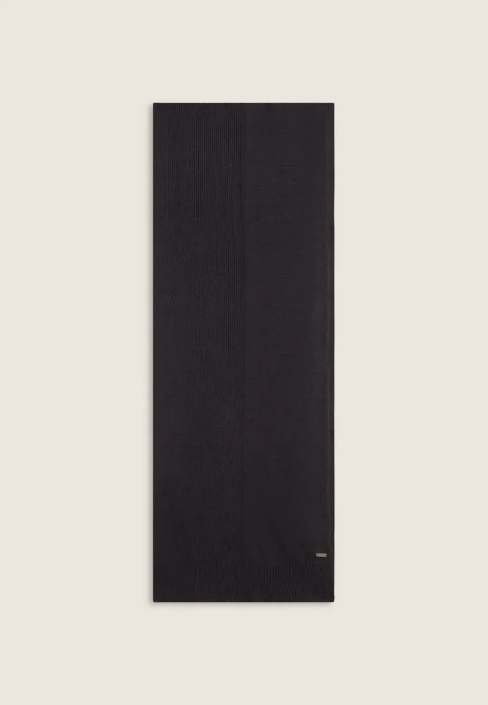 Freddy Schal Rippstrick Logo Forged Iron 185 cm