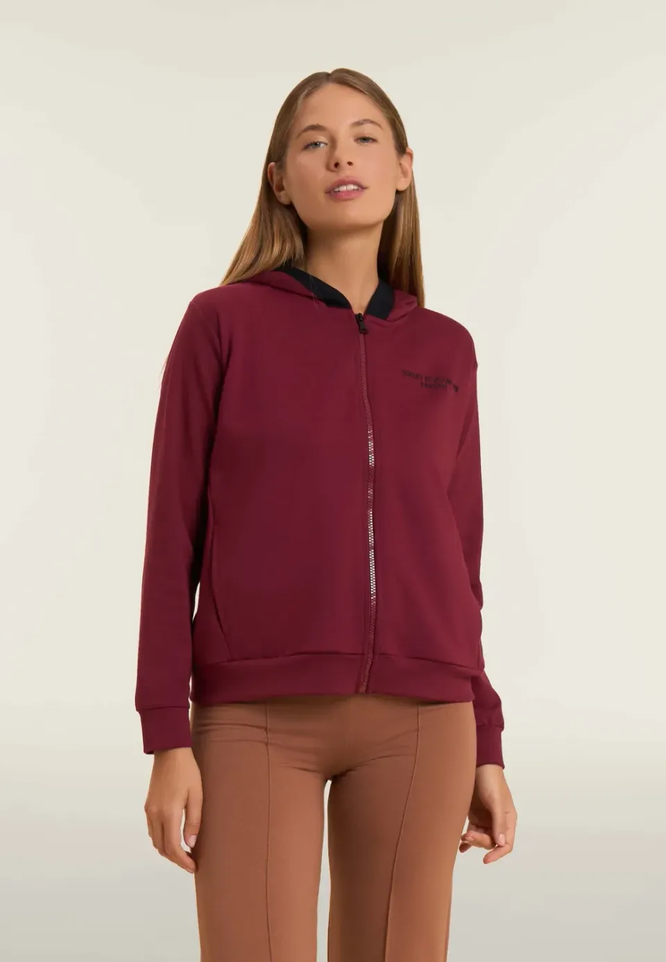Freddy Full-Zip Hoodie Today Is Your Day Schwarz
