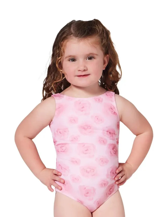 Capezio Coming Up Roses Peony F12432C Turnanzug Pink Mesh Kinder