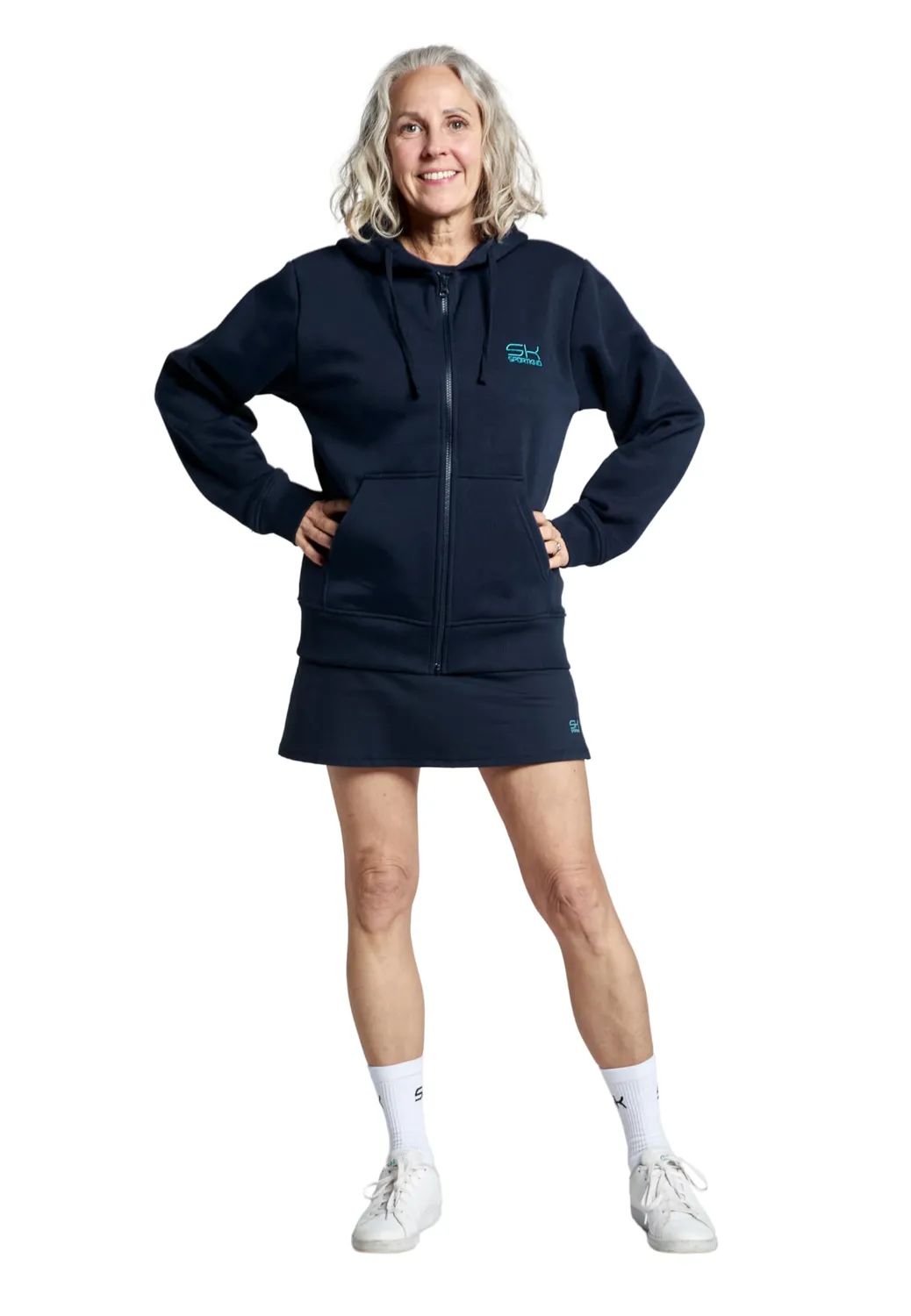 Sportkind Zip-Hoodie Kapuzenjacke Unisex mit Reißverschluss