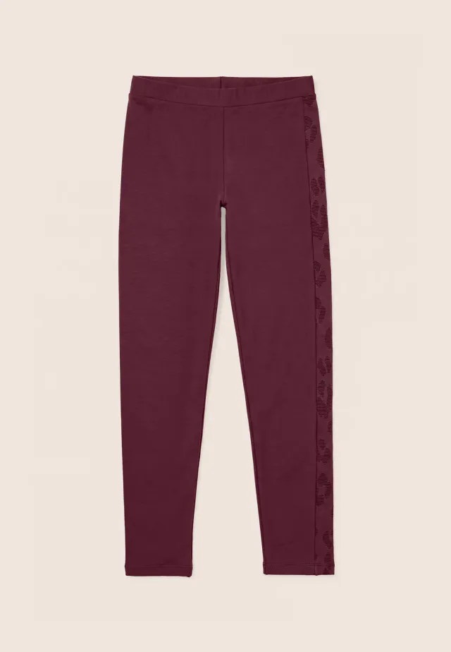 Freddy Training Leggings 7/8 Damen Schwarz Leo-Einsatz