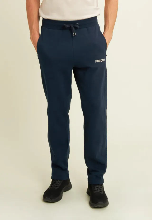Freddy Herren Sweatpants Dark Sapphire Baumwolle Regular