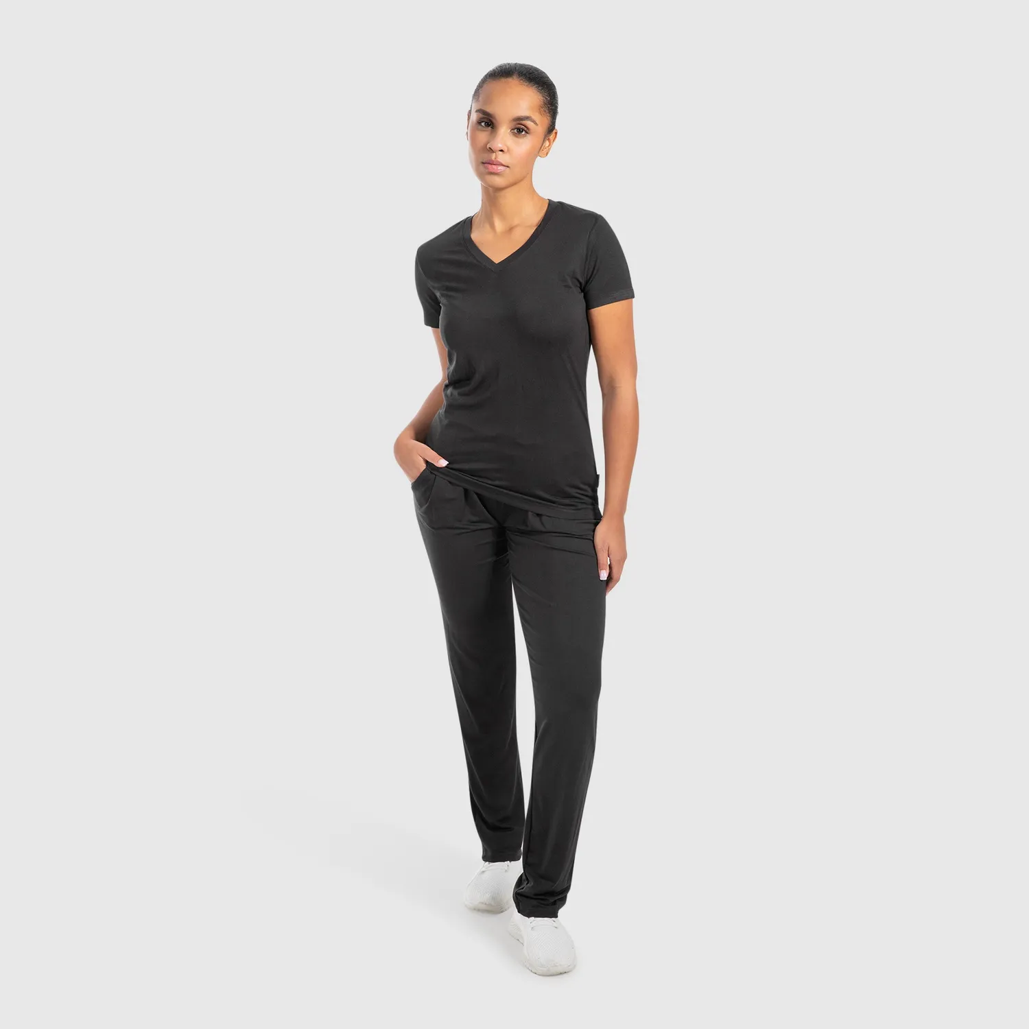 Smilodox Brielle Modal Jogginghose Schwarz Regular Fit