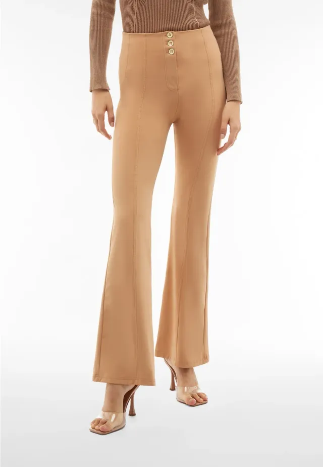 Freddy WR.UP Flare Hose Super High Waist Schwarz formend