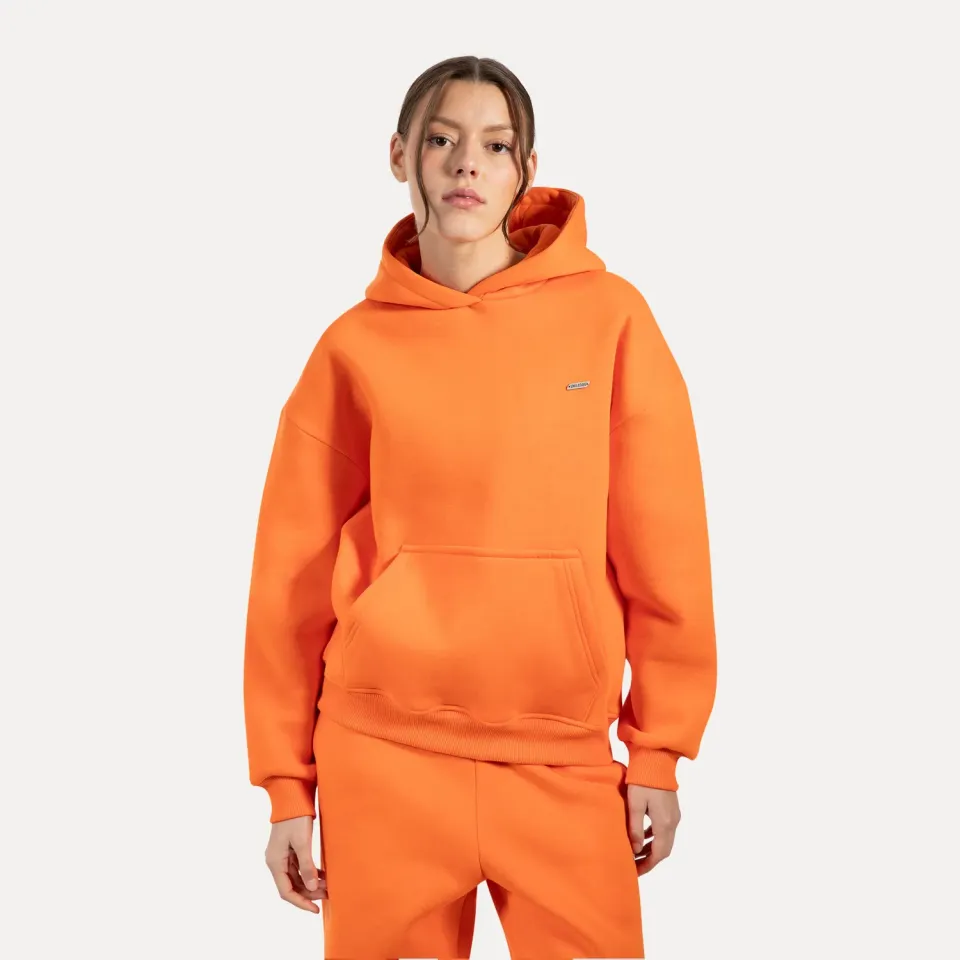 Smilodox Lyanna Hoodie Damen Creme Oversize warm