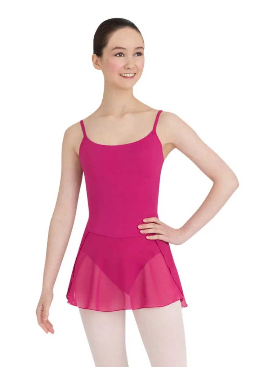 Capezio MC150D Ballettkleid Schwarz Damen Chiffon verstellbar