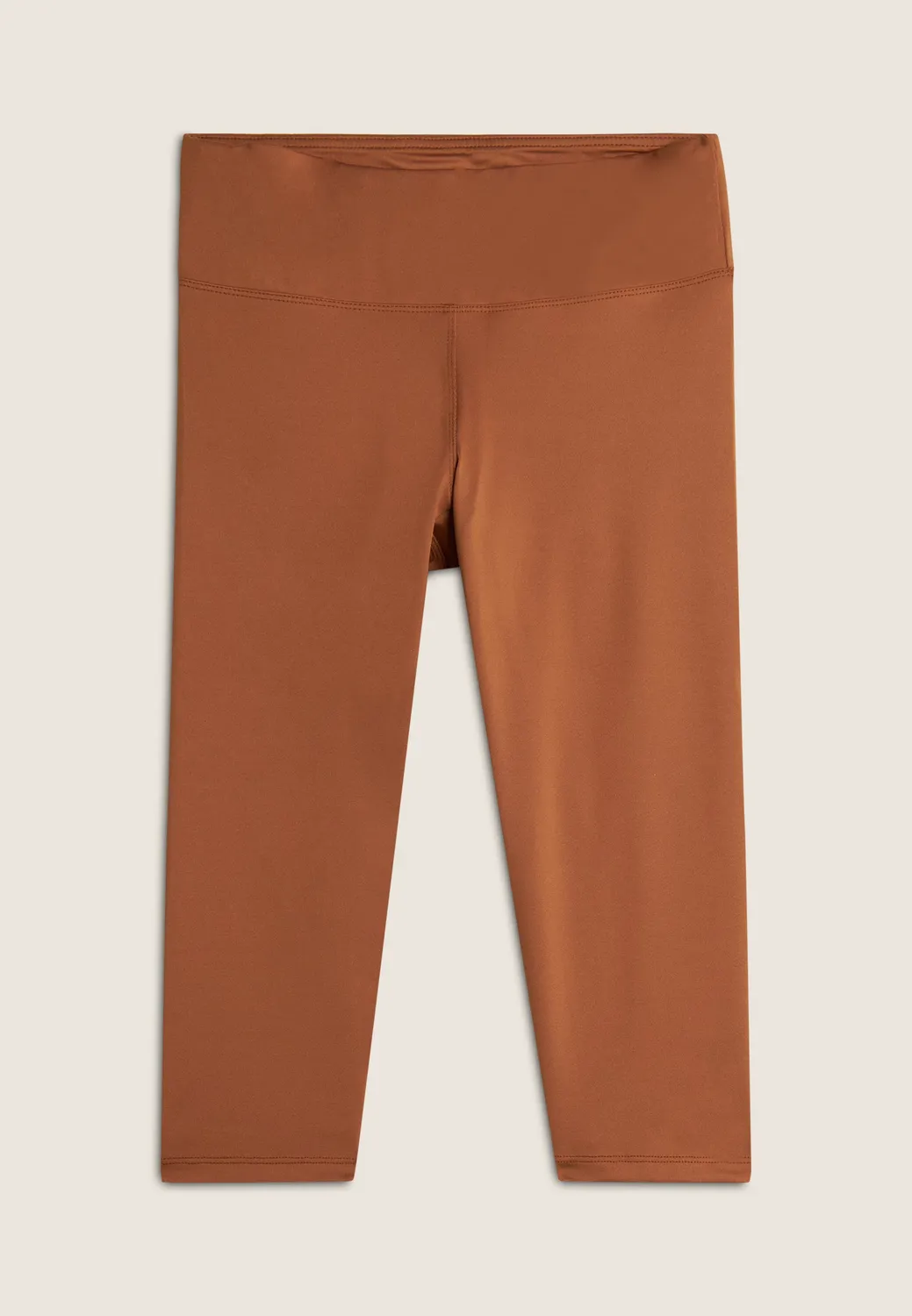 Freddy Corsaro Leggings Damen hohe Taille braun elastisch