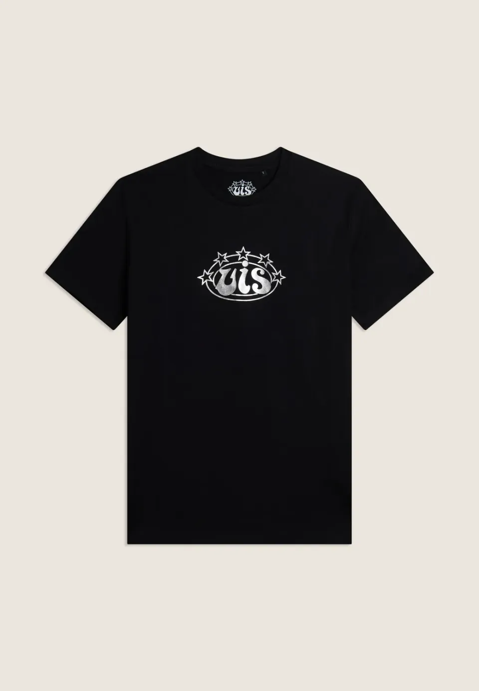 Freddy VIS Box T-Shirt Nero-Silver Baumwolle Logo