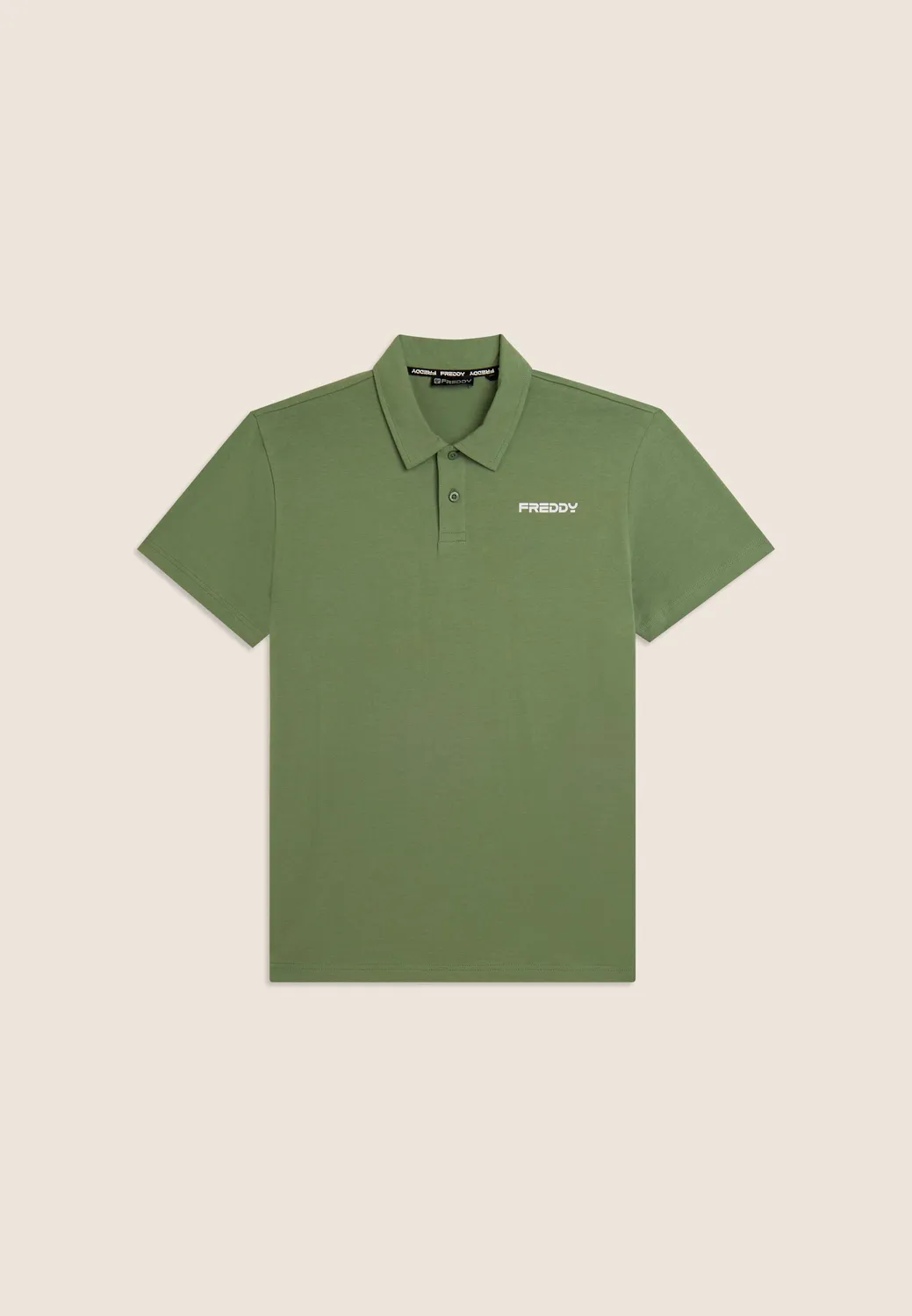 Freddy Heavy Jersey Polo Stretch Logo Regular Fit