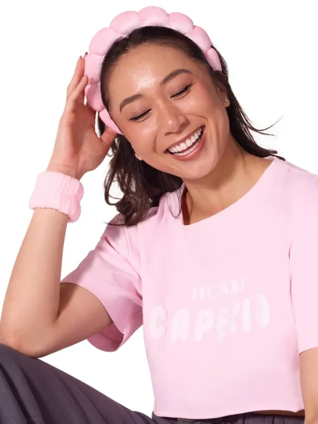 Capezio Bunheads BH1727 Spa-Set Pink 3-teilig Samt