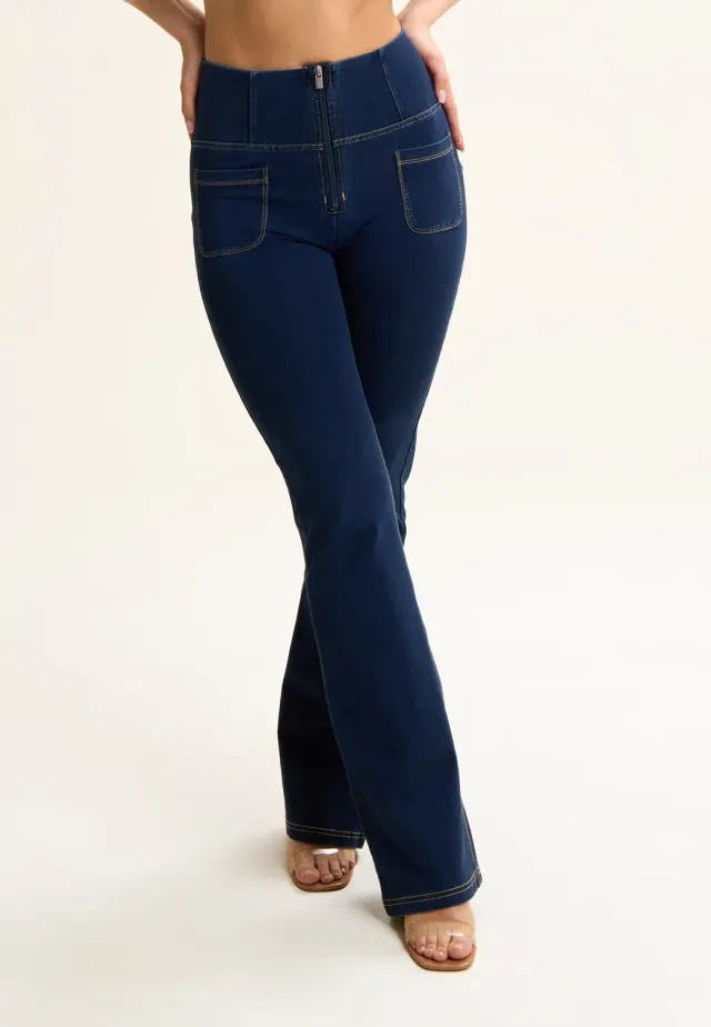 Freddy WR.UP Flare Jeans Washed Push-up Light Grey