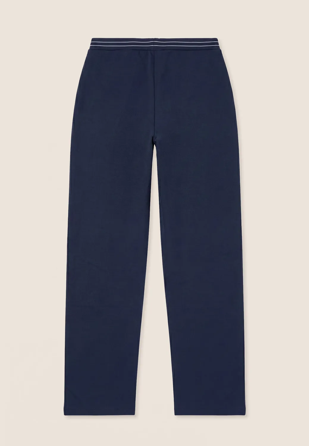 Freddy Sporthose Damen Navy Gerades Bein Logobund