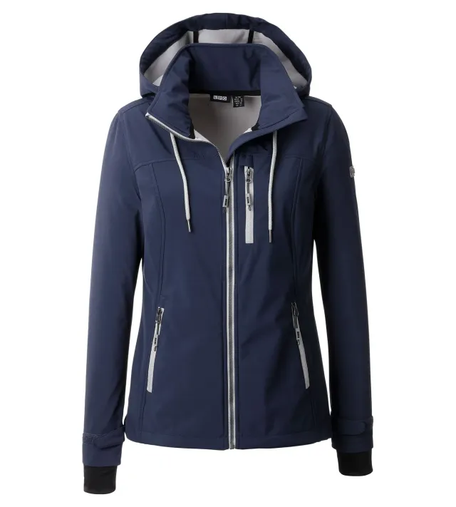 LPO Sila Softshelljacke Damen dunkelblau winddicht