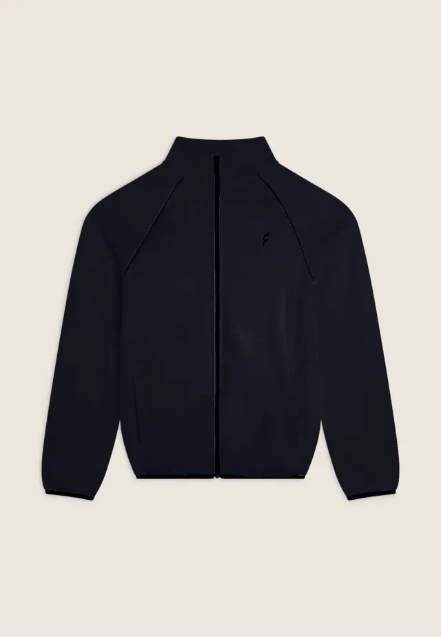 Freddy Herren Sweatjacke Zip Stehkragen navy Baumwolle