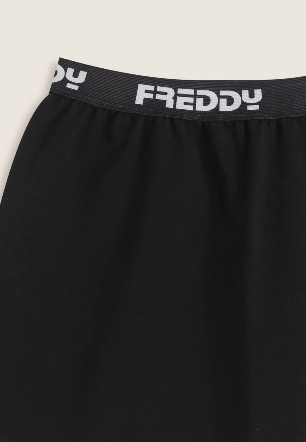 Freddy Mädchen Sportrock schwarz Baumwolle elastisch