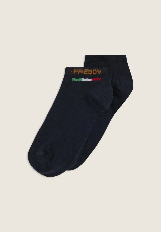 Freddy Italia FGI Knöchelsocken Dark Sapphire atmungsaktiv