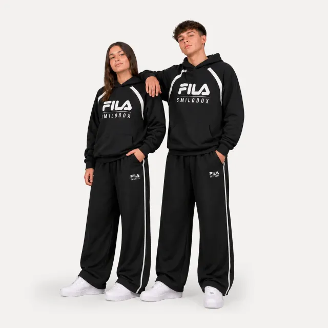 Smilodox x Fila Skylar Trainingsanzug Teens schwarz