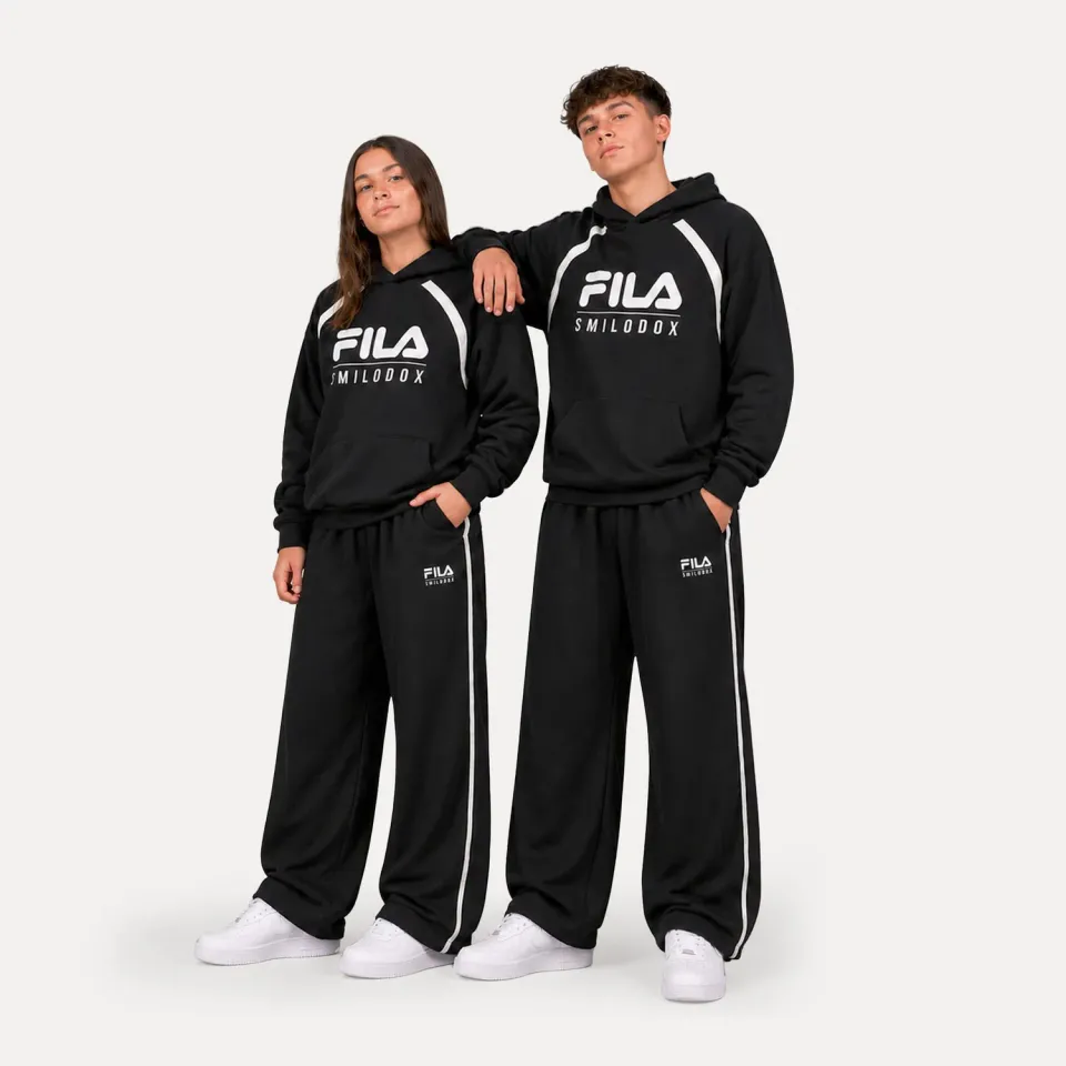 Smilodox x Fila Skylar Trainingsanzug Teens schwarz