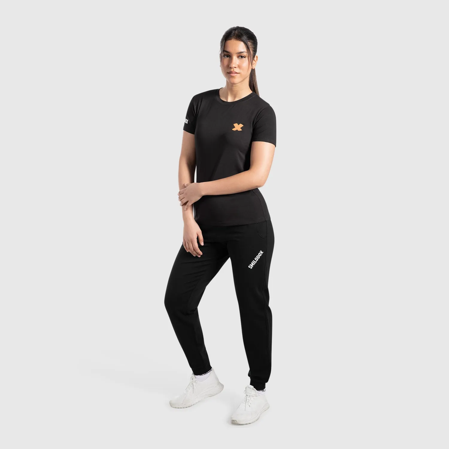 Smilodox Sorea Damen-Jogginghose schwarz Viskose
