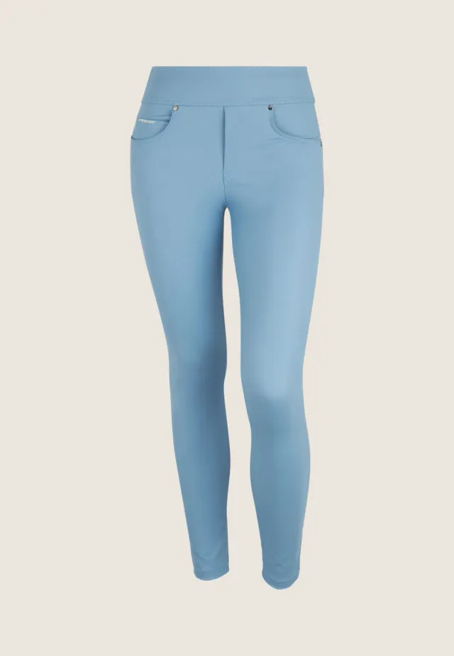 Freddy N.O.W. Skinny Hose Similpelle Matt mittlere Taille