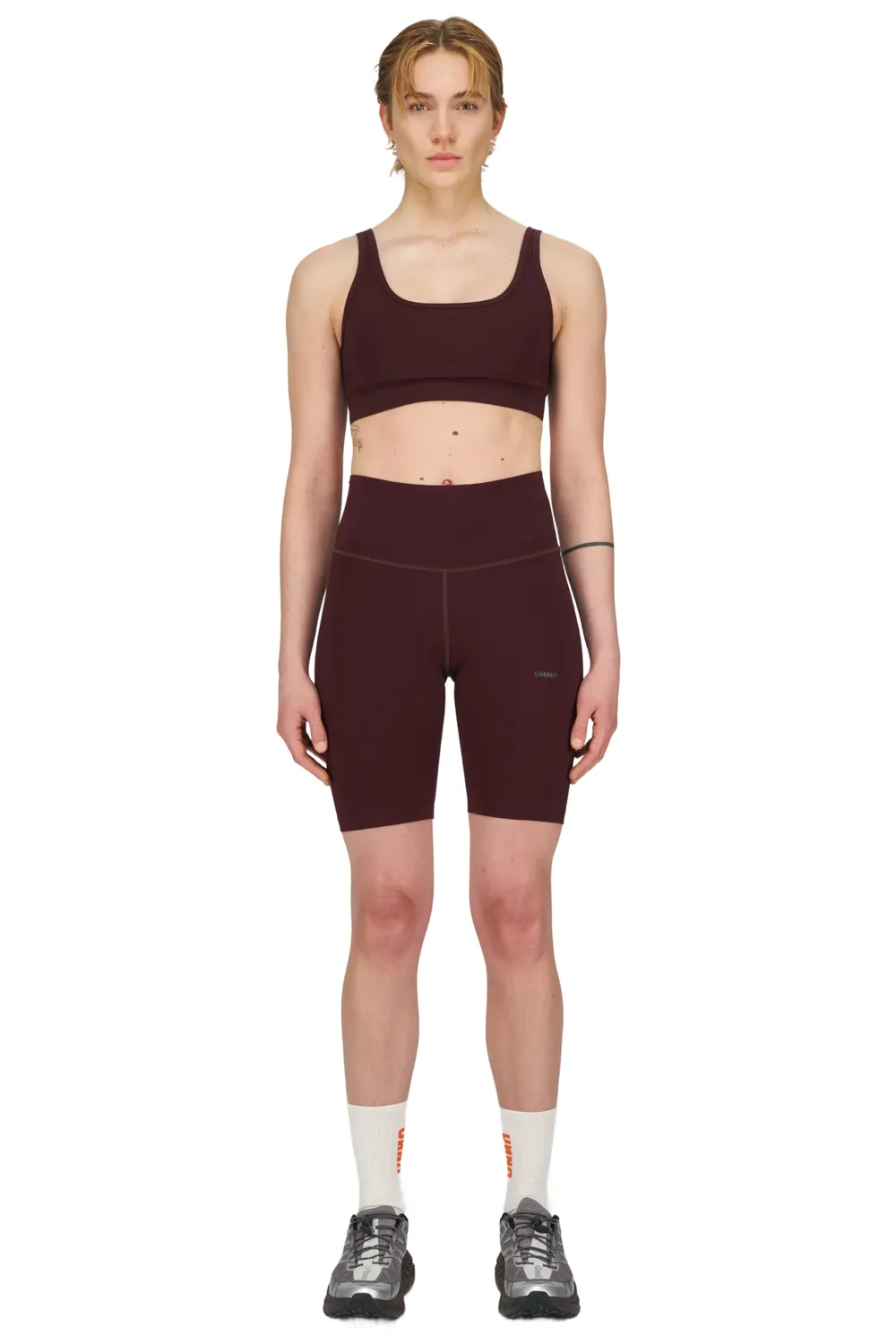 UNNA Good Place Laufshorts merlot kompressiv