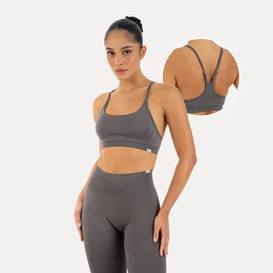 Smilodox Timea Sport BH Damen Schwarz hoher Halt
