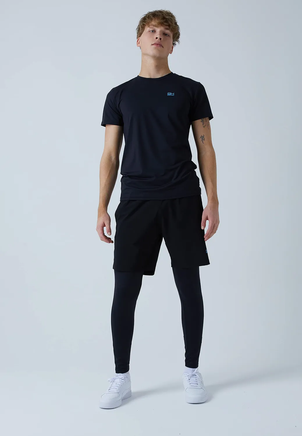 SPORTKIND 2-in-1 Shorts Leggings Gr.152 Taschen UV-Schutz